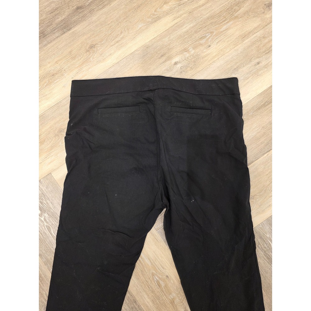Ava & Viv Womens Black Pull On Ankle Pants Stretch Trousers 3X - Picture 5 of 9